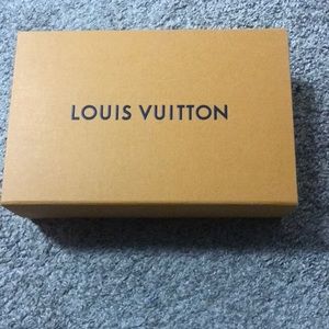 Louis Vuitton box and shopping bag
